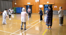 守部観音踊り教室（練習の様子）