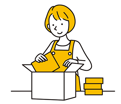 人権週間・人権啓発チラシ・グッズ 袋詰め作業